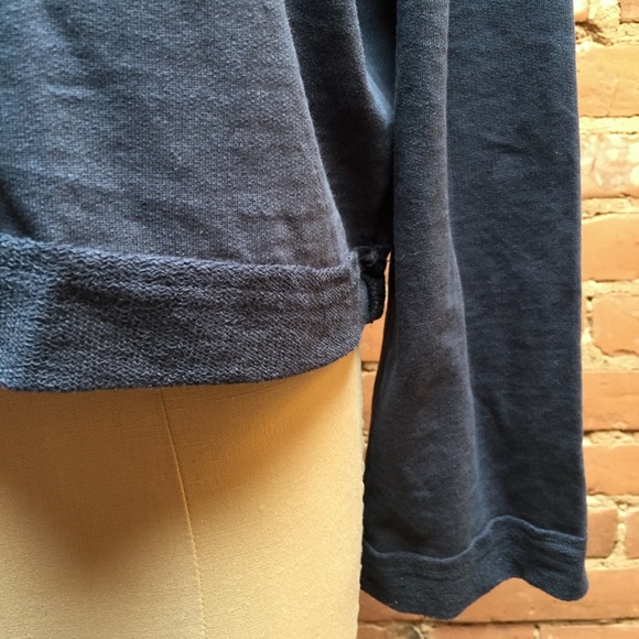 LAST CALL!  GTS Slate Blue Terry Cloth Sweatshirt - Picture 3 of 8